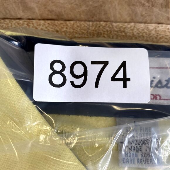 Vintage The Titleist Collection Polo Men's Large Yellow Preppy Myrtle Beach Golf - Picture 10 of 10